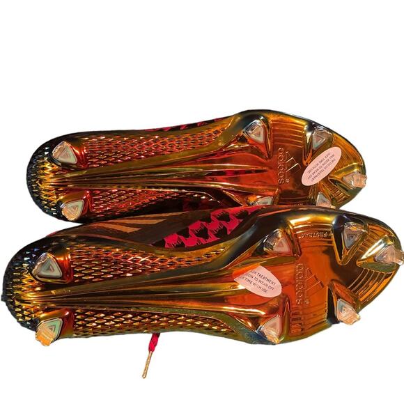Adidas Cleats Adizero 2015 Cincinnati Red Gold Black Mens 14 NEW Baseball 753001 main image 4